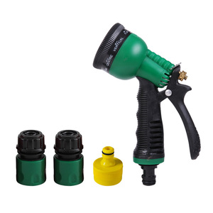 <b>Garden</b> Water Gun 8 Function Variable Spray Nozzle For Car Wash Plant Watering Floor Cleaning Plastic <b>Hose</b> <b>Attachment</b> - Product Image 3