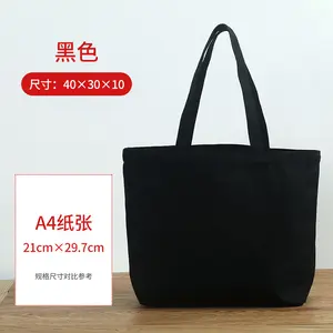 Japandi Black Lin Beach Rubber Casual With Zipper And Logo Canvas Tote Bag