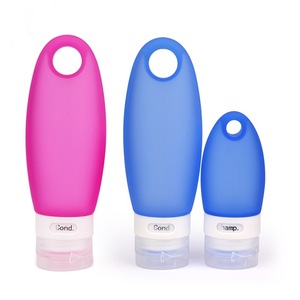Botellas dispensadoras de silicona para viaje de 89 ml con ventosa para loción y acondicionador - Product Image 2