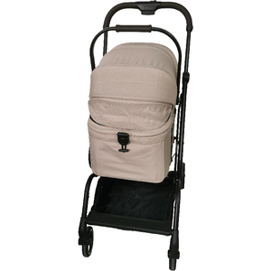 Lüks 4 tekerlekli alüminyum 2-in-1 evcil hayvan arabası ve kedi taşıyıcı rahat katlanabilir ve ayrılabilir özelliği ile ayarlanabilir - Product Image 2