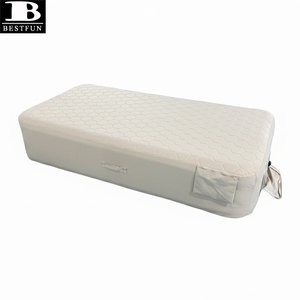 Colchón Inflable Elevado Tamaño Individual con Bomba Integrada, Cubierta Acolchada Oxford 1000D para Camping, Aire Libre y Hogar - Product Image 4