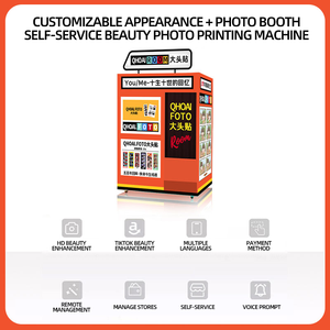 Máquina de Fotomatón con Personalización de Logotipo, Compra <span class=keywords><strong>un</strong></span> Fotomatón Automático con Pantalla Táctil y Cámara - Product Image 6
