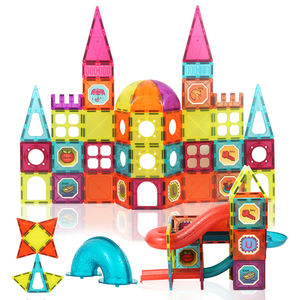 120 adet okul öncesi öğrenme duyusal Montessori oyuncaklar için <span class=keywords><strong>3</strong></span> + yaşındaki erkek ve kız manyetik oyuncak inşaat blokları - Product Image 1