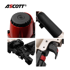 Agrafeuse pneumatique industrielle et bricolage 16GA, robuste, 25-51 mm, N851, couronne moyenne, agrafeuse à air pour le bois, outils de menuiserie, rembourrage, pistolet à clous - Product Image 4