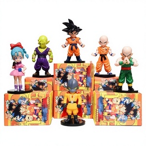 Figurine d'action PVC <span class=keywords><strong>DBZ</strong></span> en boîte mystère, échelle 1/12, mini figurine de dessin animé Piccolo Gohan Goku Saiyan, cadeau d'anniversaire japonais, souvenir de fête, décoration maison - Product Image 1