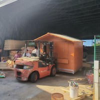 Chalets pliants en bois écologiques Eurasia, à montage rapide, imperméables, pour événements, festivals et Noël