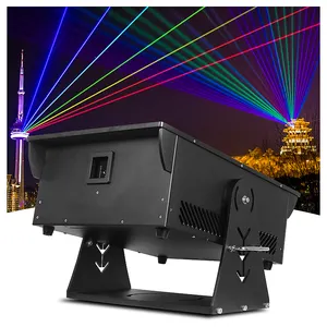 Shtx văn hóa lớn và du lịch dự án 60 Wát RGB Laser hiển thị hệ thống ngoài trời không ướt 3D hoạt hình laser chiếu với ilda hệ thống