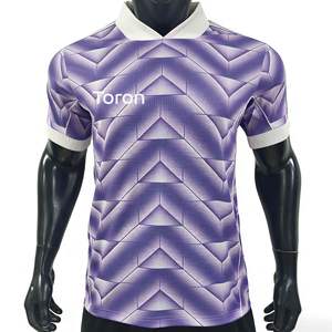 马德里高品质足球服短袖球衣氨纶/涤纶圆领抗菌吸汗轻质 - Product Image 4