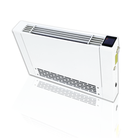 Unité de ventilo-convecteur vertical encastré à haute pression statique avec moteur de soufflerie de climatisation 220V, télécommande, faible bruit