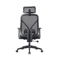 Bas prix vente en gros attente ordinateur directeur noir tissu pivotant travail ergonomique maille dossier haut chaise de bureau