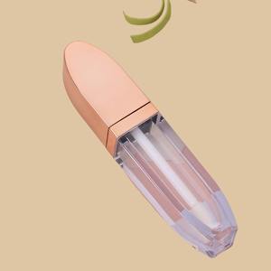 Vente chaude plaqué or en forme spéciale givré Transparent brillant à lèvres emballage de tube vide pour brillant à lèvres - Product Image 3