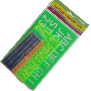 4 Pieces Letter <strong>Stencil</strong> Alphabet <strong>Stencils</strong> - Product Image 1