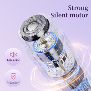 Tondeuse à cheveux <span class=keywords><strong>électrique</strong></span> en matériau ABS, <span class=keywords><strong>rasoir</strong></span> à double tête rechargeable <span class=keywords><strong>pour</strong></span> femmes, <span class=keywords><strong>peau</strong></span> <span class=keywords><strong>sensible</strong></span>, exclusivité transfrontalière - Product Image 4