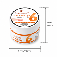 Vente directe d'usine, gel UV de construction pour extension d'ongles HAMA TPO FREE de 15 ml, haute qualité, longue durée