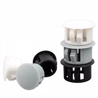 Bouchons ronds à encliquetage 5mm 6mm 7mm 8mm 9mm 10mm 11mm 12mm 13mm 14mm 15mm 16mm 17mm 18mm 19mm Bouchons en nylon Cache-trou de panneau de verrouillage