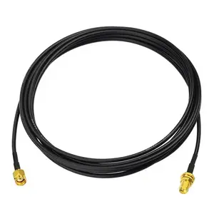 RF Coaxial cable RG174 with SMA MALE to SMA FEMALE connector or customization