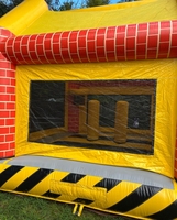 Nouveau Château Gonflable d'Extérieur Série Espace Lune en PVC pour 12 Personnes, Trampoline Astronaute de Jardin, Certifié CE