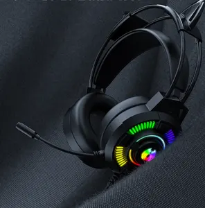 Headphone In-Ear Gaming Bass Hifi Gaming Profesional Berkinerja dengan Mikrofon