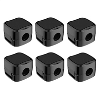 Organizador de Cables Magnético de 6 Piezas, Protector de Cables para Escritorio, Enrollador de Cables Magnético, Soporte para Cable de Carga USB, Gancho para Ratón