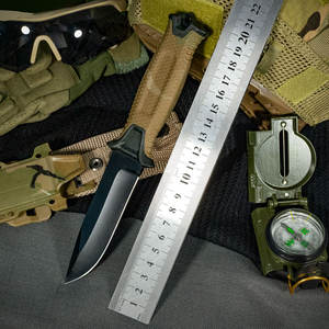 Coltello da caccia da campeggio tattico da campeggio all'aperto venduto a caldo del produttore lama fissa in acciaio inossidabile fodero per finestra - Product Image 5