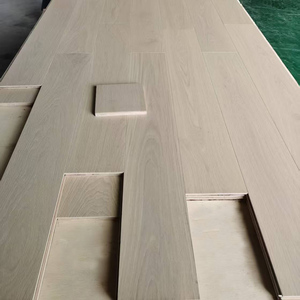 Plancher en bois d'ingénierie en chêne blanc de qualité supérieure, couleur claire, placage de 3 mm, sans nœuds, pour intérieur - Product Image 1