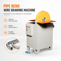 Machine de polissage et d'ébavurage pour tubes courbés, coudes, tubes ronds, carrés et en U, en acier inoxydable, pour finition satinée