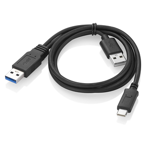Bochara 2 in 1 USB 3.0 tipo maschio a tipo <span class=keywords><strong>C</strong></span> 3.0 maschio cavo dati + cavo di alimentazione USB2.0 <span class=keywords><strong>Y</strong></span> Splitter per HDD - Product Image 1
