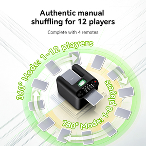 Kpaw thẻ trò chơi tự động Poker đại lý Thẻ điện tử đại lý 3 boong cho 12 người chơi với 4 Điều khiển từ xa vẽ - Product Image 5