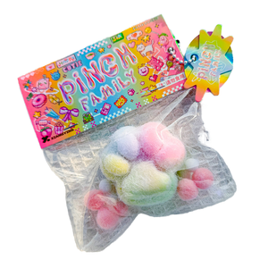 ของเล่นบีบคลายเครียดรูปอุ้งเท้าแมว TPR ยี่ห้อ Funny Pinch Family Cat Claw สำหรับเด็กและทุกเพศทุกวัย ขายส่ง - Product Image 2