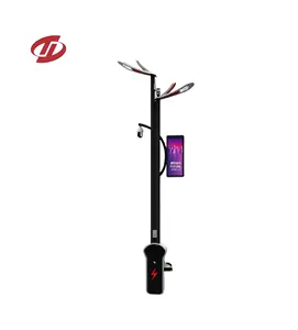 Municipal Smart Iot Street Lights Multifunctional Monitoring Integrated Pole Street Lamp Pole Smart Pole For Smart City