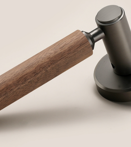 シンプルなスタイルの高品質両手用室内ドアハンドル、簡単な取り付け、静音磁気吸着ドアロック - Product Image 3