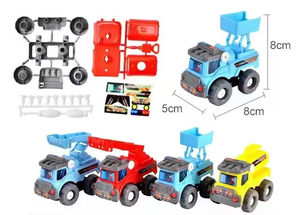 Jouets <span class=keywords><strong>de</strong></span> <span class=keywords><strong>camion</strong></span> <span class=keywords><strong>de</strong></span> <span class=keywords><strong>pompier</strong></span> bricolage en plastique <span class=keywords><strong>de</strong></span> <span class=keywords><strong>dessin</strong></span> <span class=keywords><strong>animé</strong></span> pour enfants boîtes <span class=keywords><strong>de</strong></span> démontage et d'assemblage comportant des jouets classiques d'incendie - Product Image 4