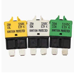 32VDC ATO Medium Manual Reset Fuse 3A-30A Resettable Blade Fuse for Cars/Trucks Various Amps 5A 7.5A 10A 15A 20A 25A 30A - Product Image 4