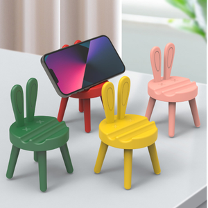 डेस्क होम ऑफिस डेकोर के लिए प्यारा हिरण एंटर फोन स्टैंड मिनी स्टूल - Product Image 1