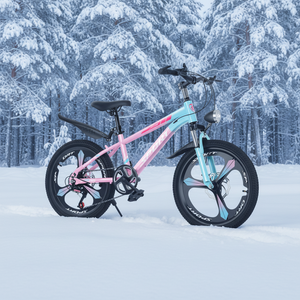<span class=keywords><strong>Vélo</strong></span> de montagne pour filles de <span class=keywords><strong>20</strong></span> <span class=keywords><strong>pouces</strong></span> avec cadre en acier au carbone, freins à disque à vitesse unique, roues d'apprentissage et suspension de fourche - Product Image 4