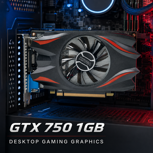 การ์ดจอ GTX750 <span class=keywords><strong>1GB</strong></span> GDDR5 128Bit PCI Express 3.0 X16 ระบายความร้อนด้วยพัดลม สำหรับเล่นเกม รองรับ DVI VGA สำหรับคอมพิวเตอร์ตั้งโต๊ะ - Product Image 3