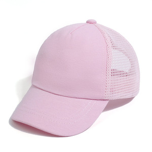 Cappello estivo per bambini in cotone tinta unita da esterno Casual berretto in maglia per ragazzi e ragazze protezione solare da spiaggia autunno semplice Casquette - Product Image 5