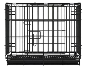 Jaula Comercial Apilable para Cría de Perros con Bandeja Frontal Extraíble para Granja de Mascotas, Jaula para Perros con Bandeja de Fácil Limpieza para Animales Pequeños - Product Image 3