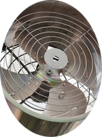 Ventilateur de circulation d'air pour serre, souffleur suspendu au plafond en acier inoxydable, débit horizontal de 3200-12000 m³/h pour la ventilation des tunnels