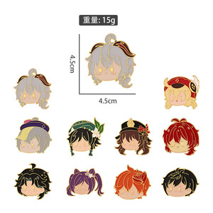Épingles <span class=keywords><strong>Genshin</strong></span> <span class=keywords><strong>Impact</strong></span> Mignonnes de Haute Qualité, Livraison Rapide et Économique, Badge de Revers en Métal Thème Dessin Animé Anime - Product Image 4