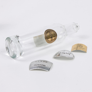 Professional Aluminum Logo Plate Fabrication Service Embossed Printed Anodized Metal <b>Labels</b> Factory Direct - Product Image 4