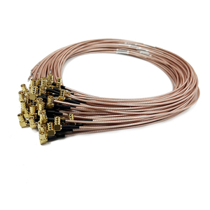 Cable de Antena RG316 de 30 cm de Largo, Conector SMA Macho a SMA Macho en Ángulo Recto - Product Image 1