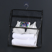 Sac de rangement imperméable pour salle de bain de dortoir étudiant, pour vêtements, sous-vêtements, téléphone, serviette, pour salle de douche
