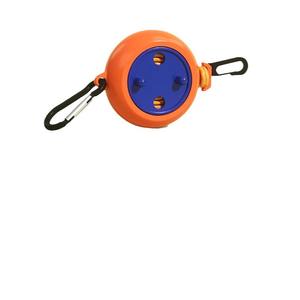 Tendedero portátil tipo gancho redondo, línea de secado naranja para viajes y uso al aire libre - Product Image 5