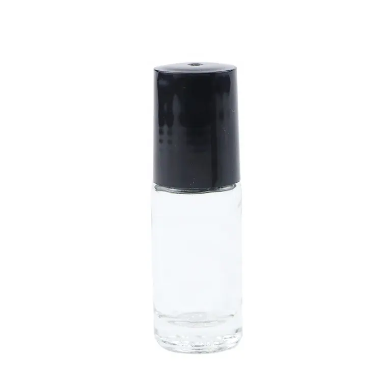 5 ml dudak tonu boş mini uv uçucu yağ üst cam temizle geri dönüşümlü koku parfüm şişeleri dudak kalay 5 ml rulo şişeleri