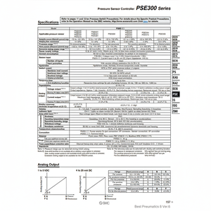 SMC Pneumatics Digital <b>Sensor</b> Monitor PSE300-AC <b>Pressure</b> <b>Sensor</b> - Product Image 1