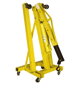 Mini palan hydraulique pliable portable de 2 tonnes pour l'exploitation minière, levage de moteur de voiture, nouveau palan pneumatique métallique à câble pour la réparation de machines - Product Image 2