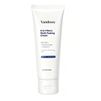 Crème de Jour Hydratante pour Hommes SPF 30 6 en 1 Crème Visage Homme Protection Solaire Peaux Normales à Sèches Collagène Vitamine E Soins Masculins