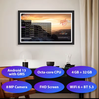 Tablette Android 13 interactive numérique pour maison connectée avec écran tactile, Wi-Fi, 4 Go de RAM, 32 Go de stockage, portable pour calendrier familial