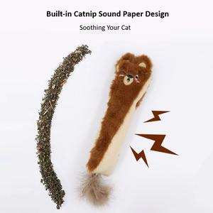 ألعاب الكرتون لطيف القط التفاعلية مع النعناع البري أزياء لعب الحيوانات الأليفة في شكل حيوان للحيوانات الصغيرة هدية الاستخدام اليومي - Product Image 6